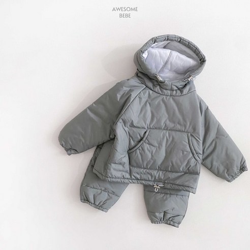 패딩세트(5-17호)겨울신상 눈썰매패딩세트는 눈놀이를 즐기는 아이들을 위한 방수복과 패딩방수세트