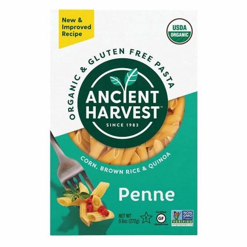 Ancient Harvest 유기농 펜네 퀴노아 272.2g9.5온스, 1) 9.6 Ounce Pack of 1, 없음, 없음