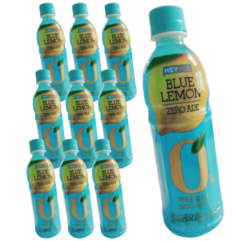 헤이루 블루레몬제로에이드 페트음료 350ml x 6개