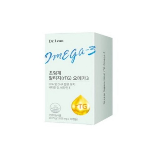 닥터린 초임계 rTG(알티지) 오메가3 830mg X 30캡슐, 5개, 30정