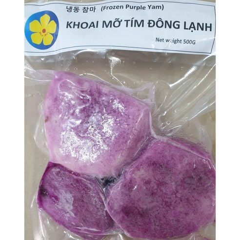 베트남산 냉동 참마(비나얌) KHOAI MO TIM DONG LANH 500g, 1개