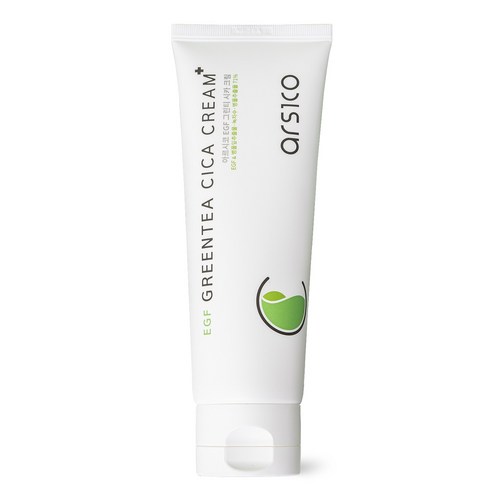 아르시코 EGF 그린티 재생 시카 크림 120ml 피부과 레이저 관리 후 수분 세라마이드 히알루론산 판테놀 함유, 1개