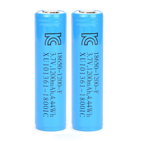 웨버몰 18650 KC인증 보호회로 배터리 1200 2000 2600 3000 3350 3500, 1200mah, 플랫단자, 2개입