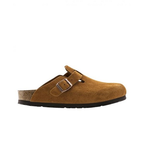 [정품 보증] 버켄스탁 보스턴 소프트 풋베드 밍크 - 내로우 Birkenstock Boston Soft Footbed Mink