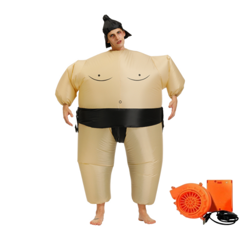 더루비샵 에어슈트 할로윈 코스프레의상 공룡풍선옷, 1개, L(키150-190) 스모왕 에어슈트