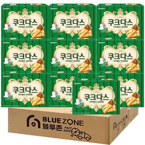 블루존 크라운 쿠크다스 커피 128g x 10개입 세트, 10개