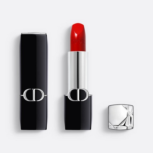 [정품] DIOR NEW 꾸뛰르 루즈 디올 립스틱 벨벳 및 사틴 피니쉬, 999/사틴, 3.5g, 1개