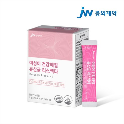 중외제약 여성이건강해질 유산균리스펙타, 2g, 1개