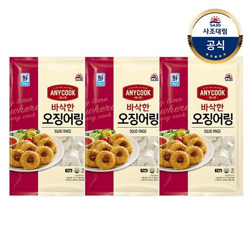 대림 냉동 오징어링 1kg, 1개