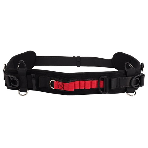 AFBEST PULUZ 카메라 허리 벨트 SLR/DSLR 카메라용 후크 사진 배낭 벨트가 있는 다기능 번들 허리띠 스트랩, 검정
