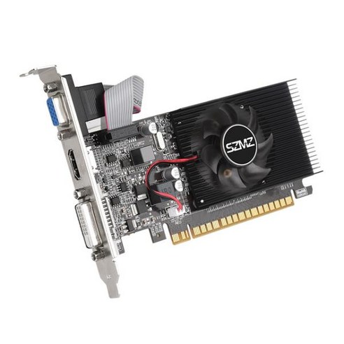 SZMZ 올인원 GPU 데스크탑 PC 컴퓨터 1 GB 비디오 카드 DDR3 64 비트 500MHz GT 210 1 GB 그래픽 카드, 01 Beige