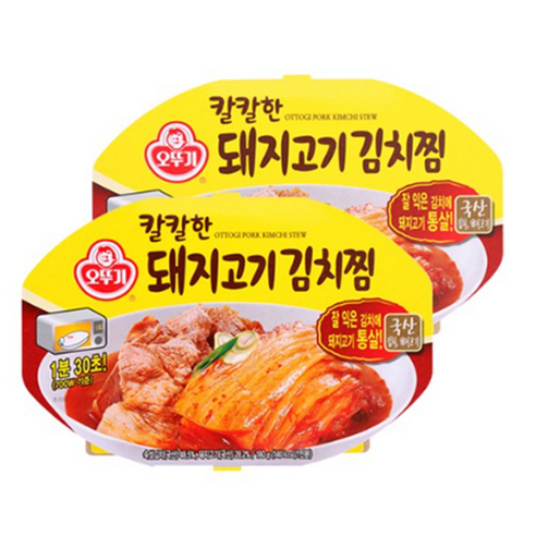 오뚜기 칼칼한 돼지고기김치찜, 180g, 4개