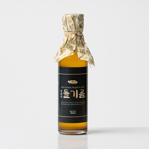 저온압착 수랏간 최선미 들기름, 3개, 180ml