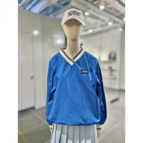 럭키슈에뜨 여성 브이넥 니트립 블라우스 LYSAM24300BUX 백화점 아울렛 (3761772)