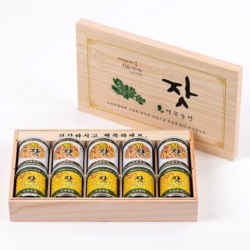 햇잣 가평잣 이곡농산 국내산 10캔(1400g) 선물용 캔잣, 1개, 10캔