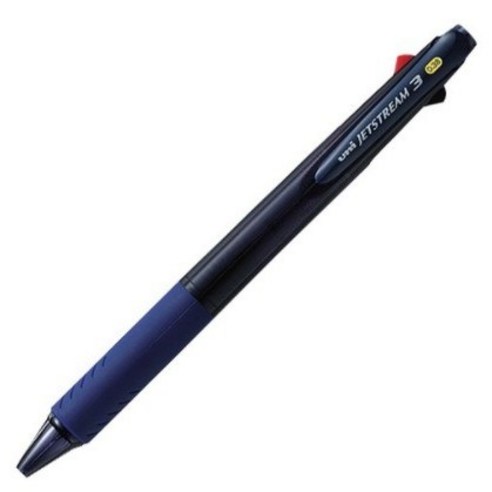 제트스트림 3색 펜 0.38mm SXE3-400-38, 네이비, 5개