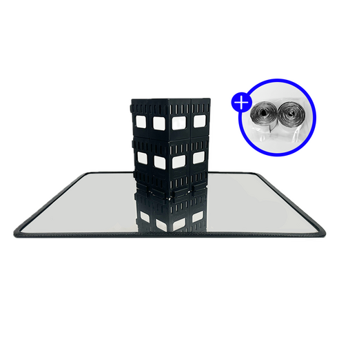 오토바이탑박스  오토바이 배달통 파티션 칸막이 세트, 4개(8P), 15. 50x46