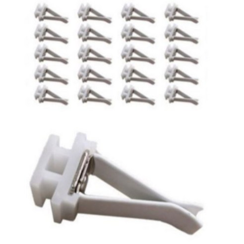 차량용 송풍구 브라켓 클립세트, 화이트, 50set