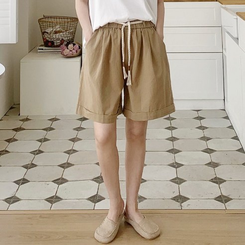 애플망고샵 여름 오버핏 4427 밧줄 반바지