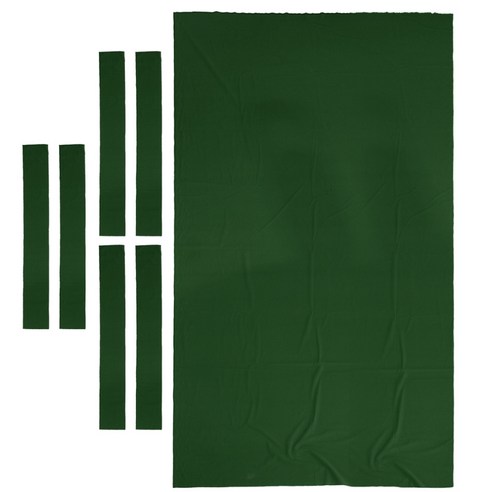 0.9 Mm 내구성 당구 당구대 패브릭 / 펠트 + 6 펠트 스트립, 7ft 녹색, 양모