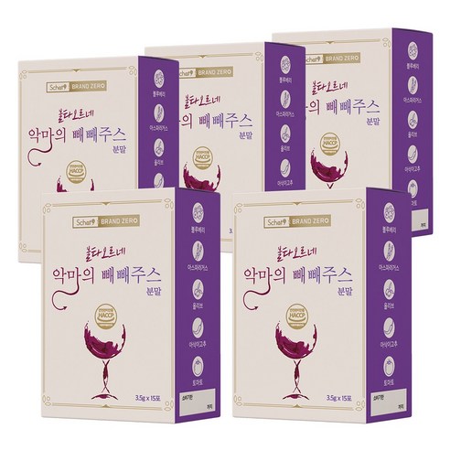 스캇나인 악마의 빼빼 주스 ABC 클렌즈 레시피 쥬스, 52.5g, 5개