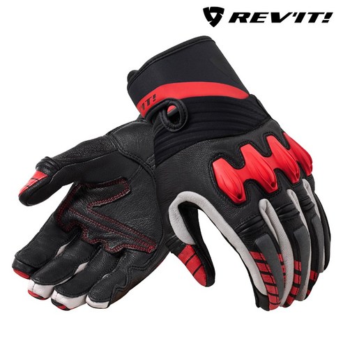 레빗 에너지 글러브 / REV'IT ENERGY GLOVE / 염소가죽 네오플렌 바이크 라이딩 장갑, 블랙