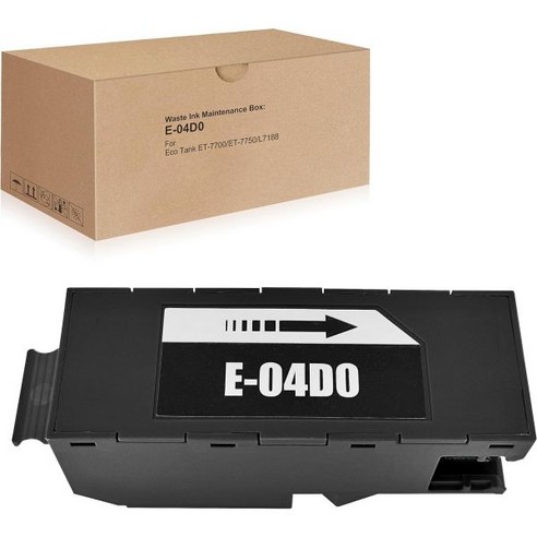 T04D0 잉크 유지보수 상자 Epson Ecotank ET7700 ET7750 L7188 L7160 L7180 EWM770T EWM770TW EWM970A3T 프린터C13T04D