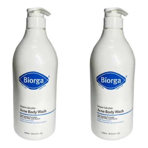 바이오가 등드름 베타인살리실레이트 여드름 가드름 1000ml 바디워시, 1000ml, 2개