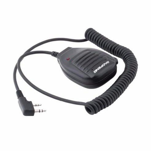 워키토키 무전기 부속품 1pcs Baofeng UV-5R 스피커 워키 토키 5km 마이크 BF-888S 헤드셋 양방향 라디오 통신 액세서리, 1.Black