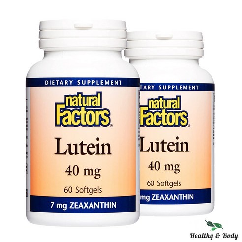 네추럴팩터스 루테인 40mg 소프트젤 60개 2병, Lutein 2개 루테인250 네추럴팩터스 루테인 40mg 소프트젤 60개 2병, Lutein 2개 루테인250