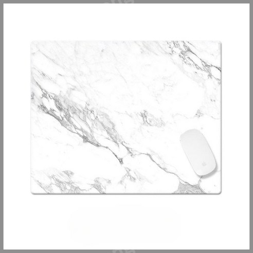 뭉시크 대리석 마블 소프트 마우스 패드, 260x210mm, 3mm, TH-422, 1개