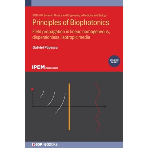 (영문도서) Principles of Biophotonics Volume 3 Hardcover, IOP Publishing Ltd, English, 9780750316453