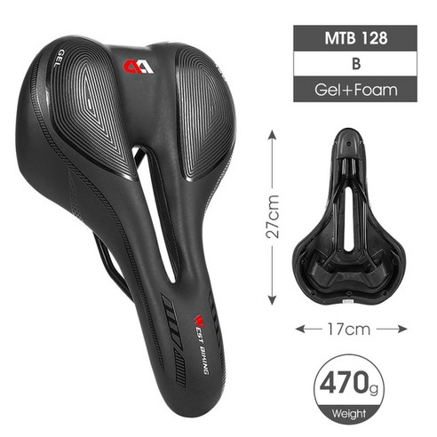 픽시자전거 클래식자전거 완전조립자전거 크로몰리 벨로라인WEST BIKING-MTB 산악 로드 자전거 PU 가죽 젤, 02 MTB 128 B, 한개옵션1
