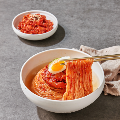 집에서 즐기는 속초 맛의 진수, 올면 속초식 명태회냉면