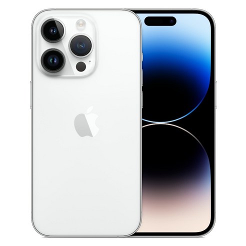 Apple 정품 아이폰 14 Pro 자급제, 실버, 128GB