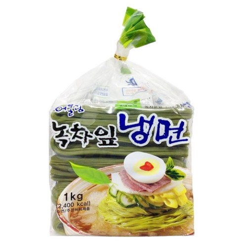 송학식품 녹차잎냉면, 3개, 1kg