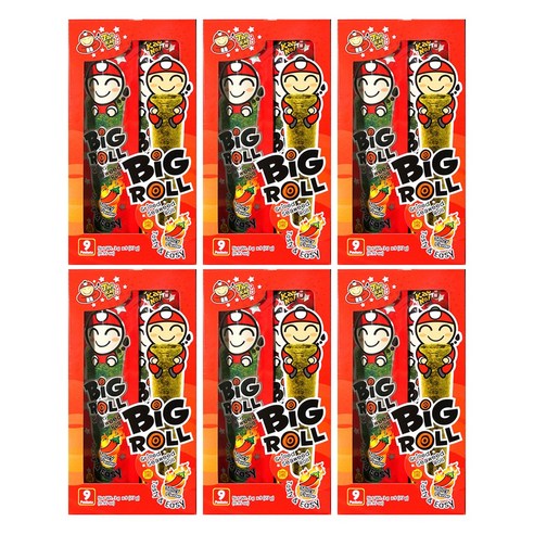 타오케노이 빅롤 김스낵 스파이시 54p, 27g, 6개