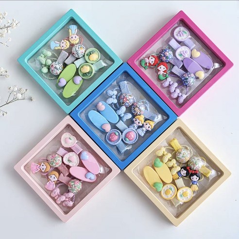 사랑스러운 우리 딸을 위한 특별한 선물, 스타일원 여아 헤어 머리핀 10종 세트!