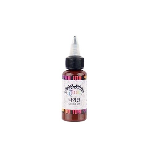 하나뷰티 타투색소 타이탄 문신용 잉크 TITAN TATTOO INK, 1개, 다크브라운 - 0.5
