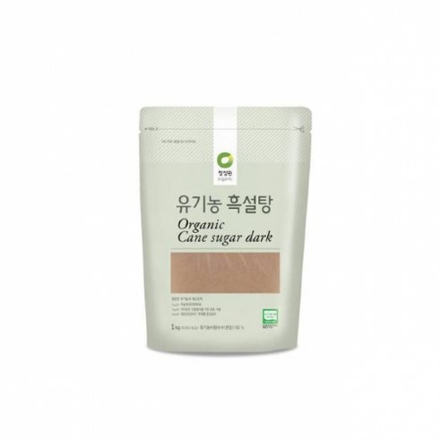 상세설명참조 청정원 유기농흑설탕 1kg, 1개