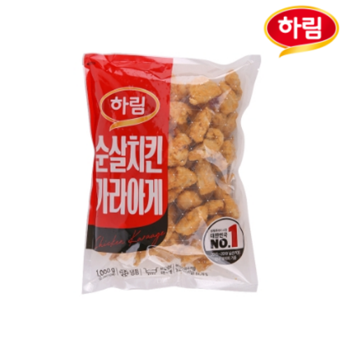 하림 순살치킨 가라아게 1000g, 1kg, 4개