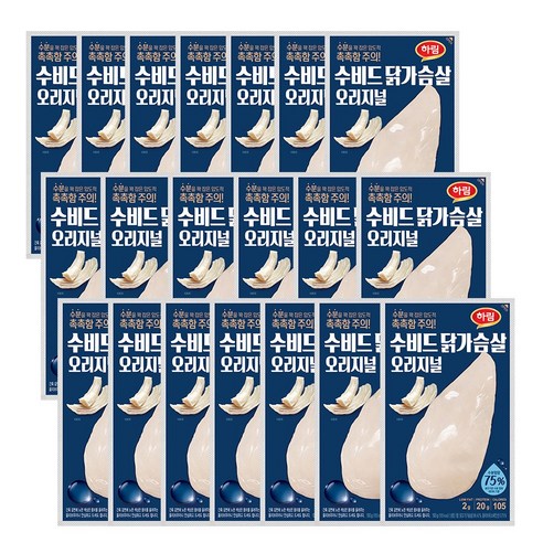 하림 수비드닭가슴살 오리지널 100g