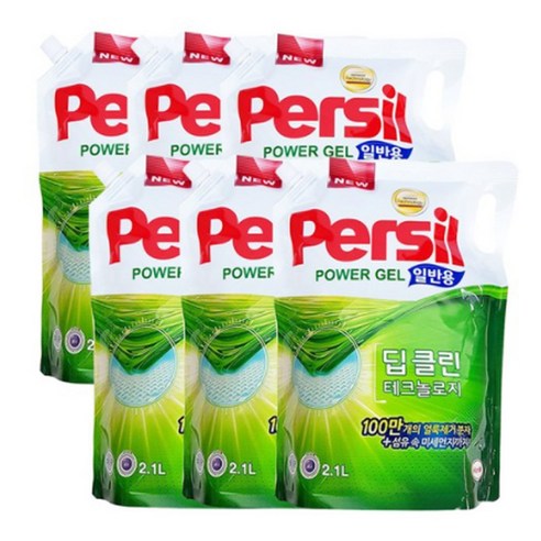 퍼실 파워젤 딥클린 테크놀로지 일반용 액상세제 리필, 4개, 1.8L