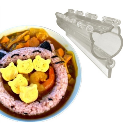 별 달걀말이틀 고양이 하트 계란말이틀 소풍 김밥 주먹밥틀 만들기 도시락꾸미기, 계란말이틀-고양이, 1개