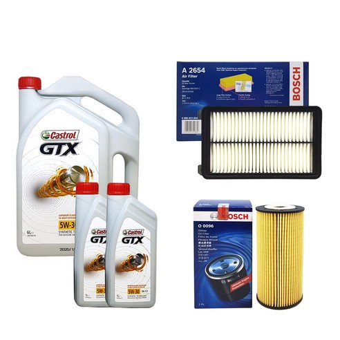 올뉴투싼TL 2.0디젤 캐스트롤GTX(6L+2L)8L 엔진오일