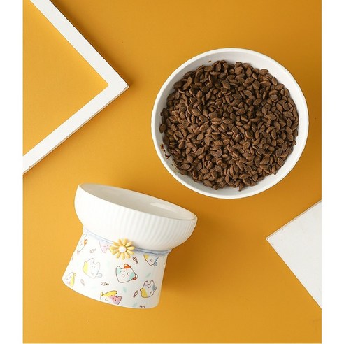 반려동물에게 안전하고 편리하며 스타일리시한 세라믹 밥그릇