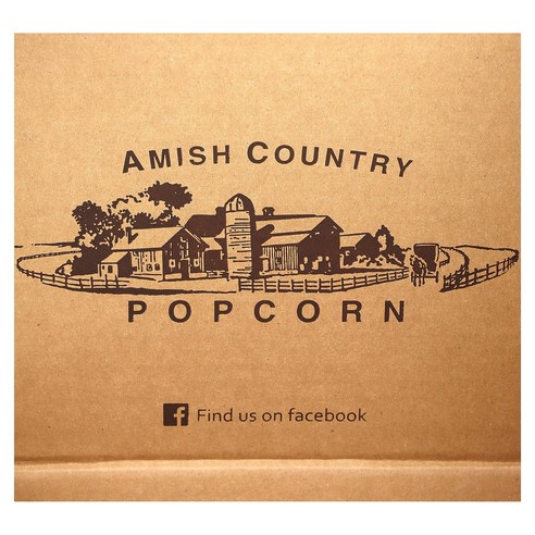 Amish Country Popcorn 실리콘 전자레인지 팝콘 포퍼 레드 4개