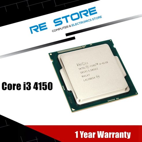 Intel Core i3 4150 3.5GHz SR1PJ 듀얼 코어 LGA 1150 CPU 프로세서 중고, 한개옵션0