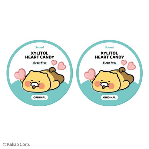 춘식이 자일리톨 사탕 오리지널 수오미 핀란드 무설탕 캔디, 40g, 10개