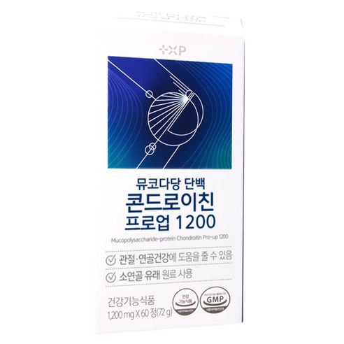 관절 연골 건강 무릎 과 손목 관절을 자주 사용 손가락 허리 관절 불편함이 있으신 분 소연골 콘드로이틴 1200, 1개, 60정